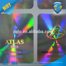 Autocollant hologramme ZOLO logo protection marque pour lampes